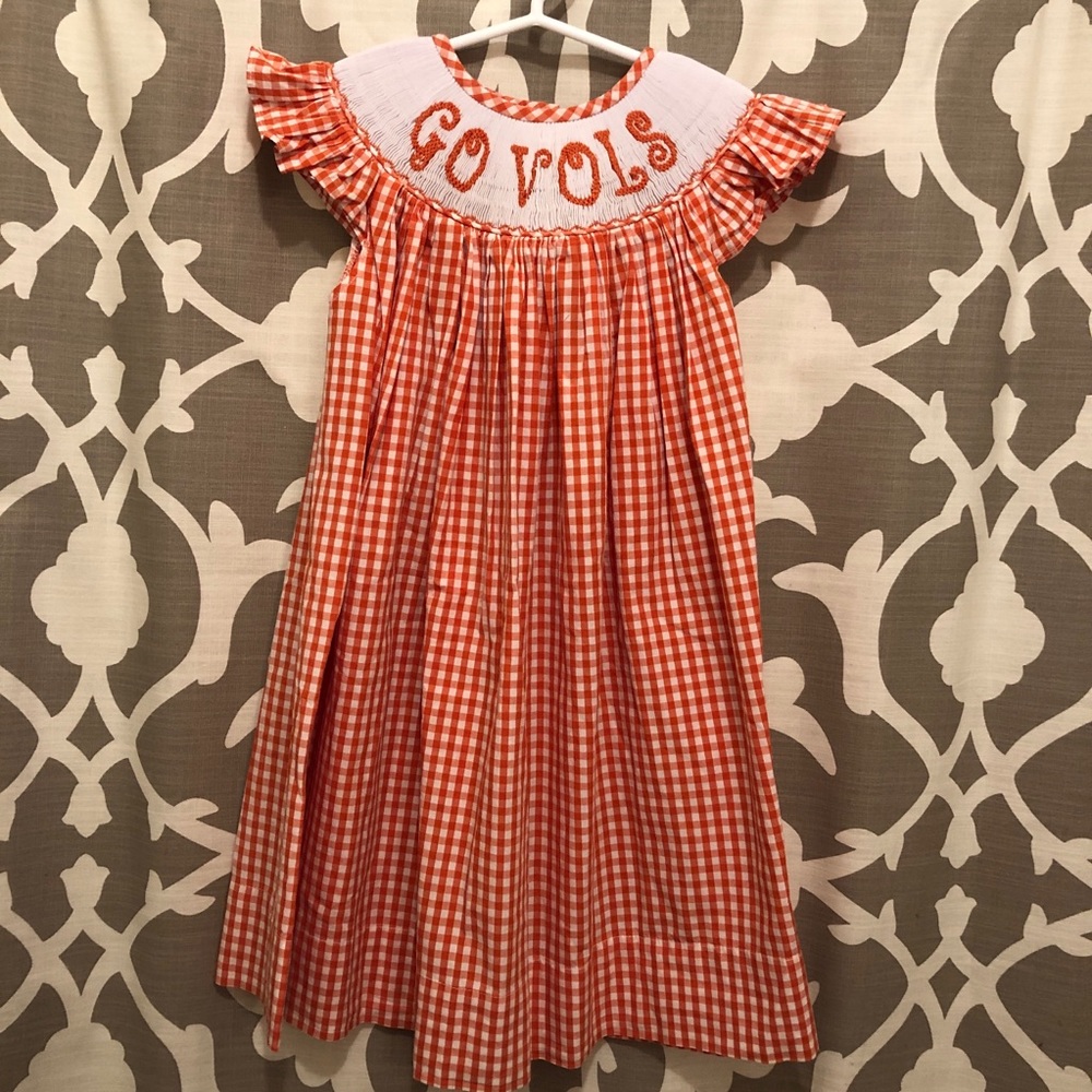 UT Vols Smocked Dress • 2T